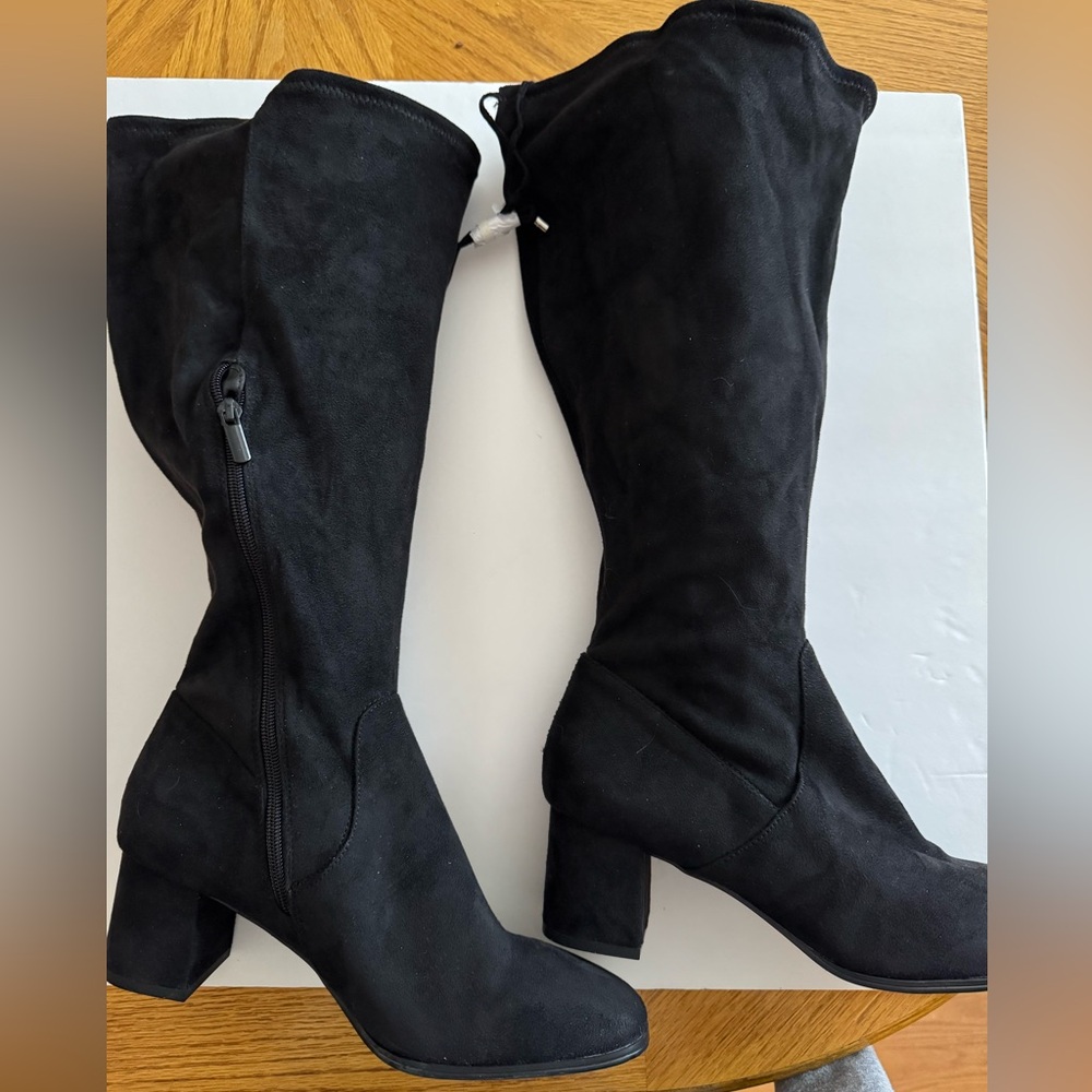 Lane Bryant Black Heeled Boots